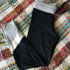 PINK yoga with drawstring waist